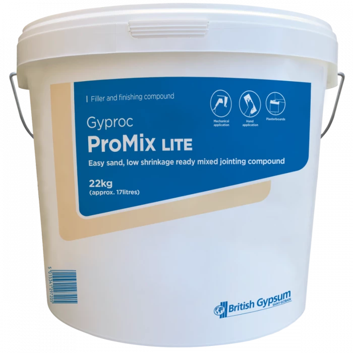 Gyproc ProMix Lite 17 Litre (40 Tub Pallet) 2 Gyproc ProMix Lite 17 Litre (40 Tub Pallet)