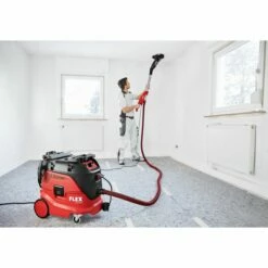 Flex GE7 Giraffe® Wall & Ceiling Sander & M Class Safety Vacuum Cleaner -Plastering tools sale anw vce33m ac ge5r 02