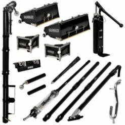 DeWalt Pro Taping & Finishing Set: MEGA Flat Boxes W/ Long Handles
