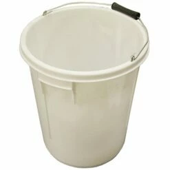 Faithful White Bucket 25L