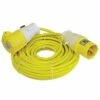 Faithfull Trailing Lead 14 Metre 1750w 16 Amp 1.5mm Cable 110 Volt 2 Faithfull Trailing Lead 14 Metre 1750w 16 Amp 1.5mm Cable 110 Volt -Plastering tools sale fpptl14ml trailing lead 14 metre 110v