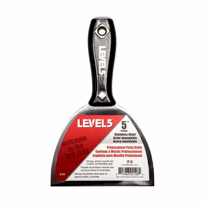 Level 5 Stainless Steel Hammerend Putty Knife Bundle 5 Level 5 Stainless Steel Hammerend Putty Knife Bundle - Image 3